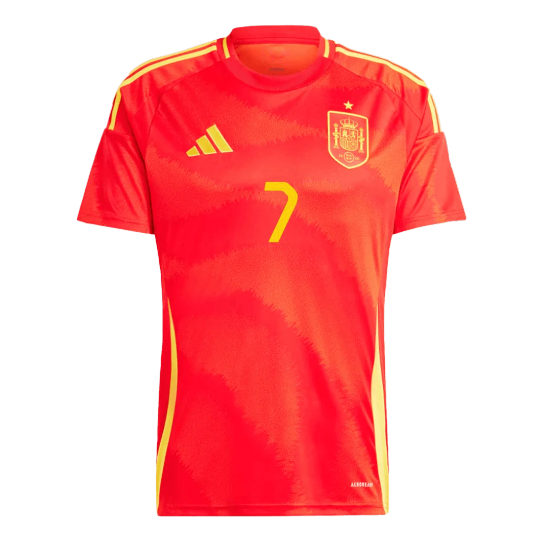 Álvaro Morata NO.7 Equipacion España Primera 2024_1