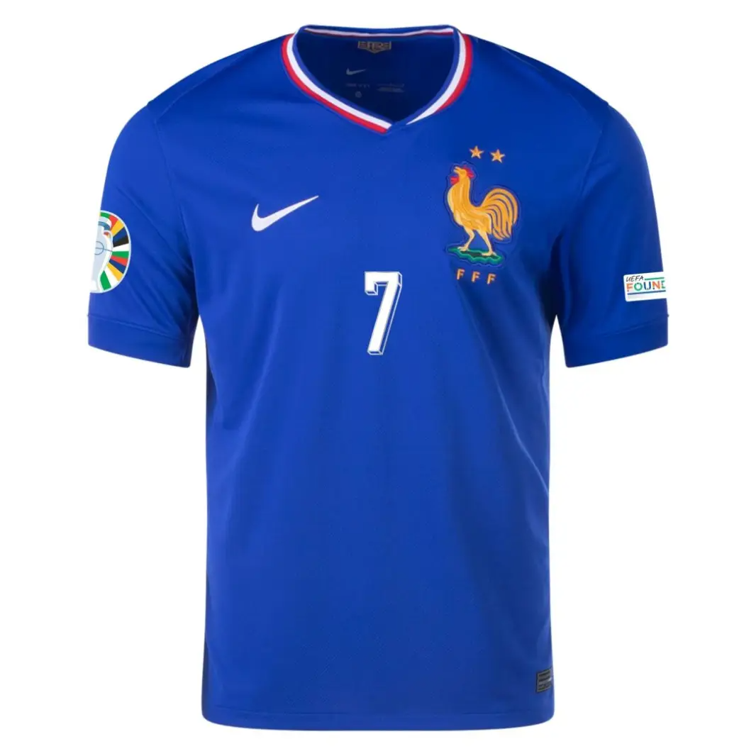 Antoine Griezmann NO.7 Equipacion Francia Primera 2024_1