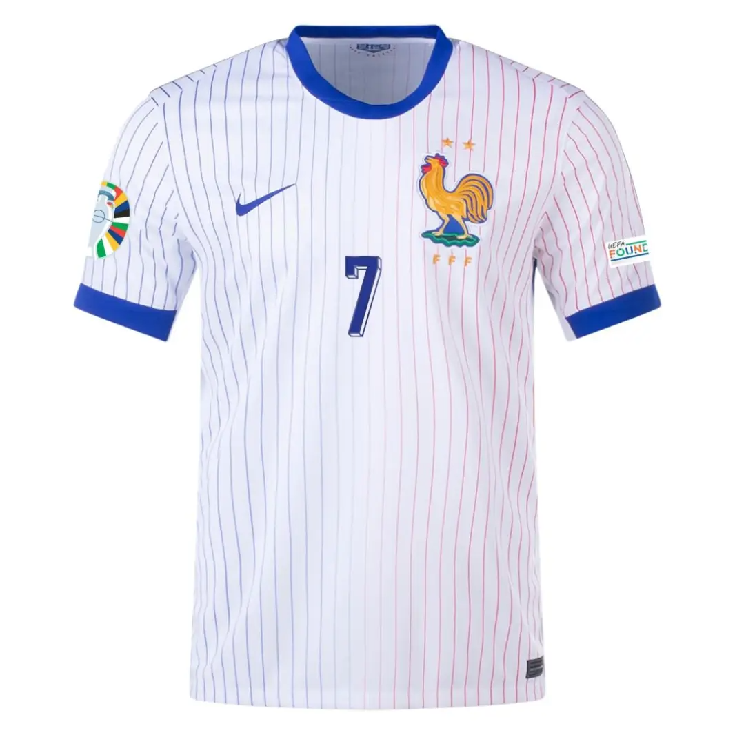 Antoine Griezmann NO.7 Equipacion Francia Segunda 2024_1