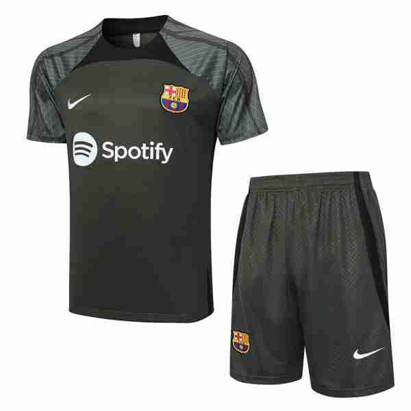 Tailandia Conjunto Camiseta FC Barcelona Entrenamiento 2024 Verde