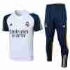 Tailandia Conjunto Equipacion Real Madrid Entrenamiento 2024 Blanco