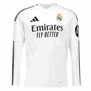Tailandia Equipacion Real Madrid Manga Larga Primera 2024 2025