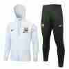 Chandal Con Capucha FC Barcelona 2024 2025 Blanco