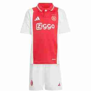 Equipacion Ajax De Ámsterdam Conjunto Niños Primera 2024 2025