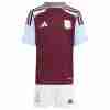 Equipacion Aston Villa Conjunto Niños Primera 2024 2025