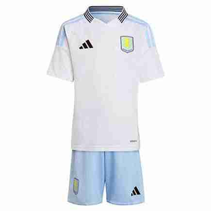 Equipacion Aston Villa Conjunto Niños Segunda 2024 2025