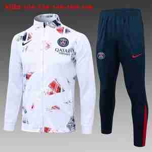 Chandal Ninos Paris Saint Germain 2024 2025 Blanco Rojo