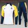 Chandal Ninos Real Madrid 2024 2025 Blanco Amarillo