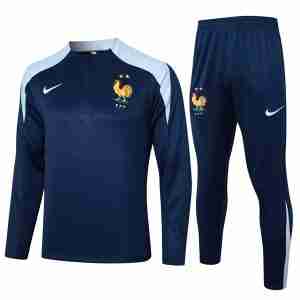 Sudadera De Training Francia 2024 2025 Azul
