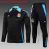 Sudadera De Training Ninos Argentina 2024 2025 Negro Azul