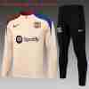 Sudadera De Training Ninos FC Barcelona 2024 2025 Amarillo Azul