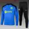 Sudadera De Training Ninos FC Barcelona 2024 2025 Azul Negro
