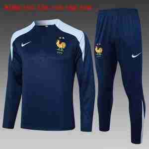 Sudadera De Training Ninos Francia 2024 25 Azul