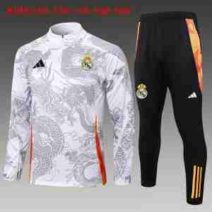 Sudadera De Training Ninos Real Madrid 2024 2025 Gris