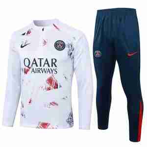 Sudadera De Training Paris Saint Germain 2024 2025 Blanco