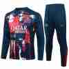 Sudadera De Training Paris Saint Germain 2024 2025 Rojo Azul