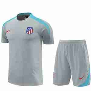 Tailandia Conjunto Equipacion Entrenamiento Atlético De Madrid 2024 2025 Gris