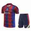 Tailandia Conjunto Equipacion Entrenamiento FC Barcelona 2024 2025 Azul Rojo