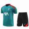 Tailandia Conjunto Equipacion Entrenamiento Liverpool 2024 2025 Negro Verde
