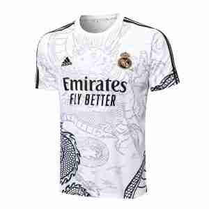 Tailandia Equipacion Entrenamiento Real Madrid 2024 25 Blanco