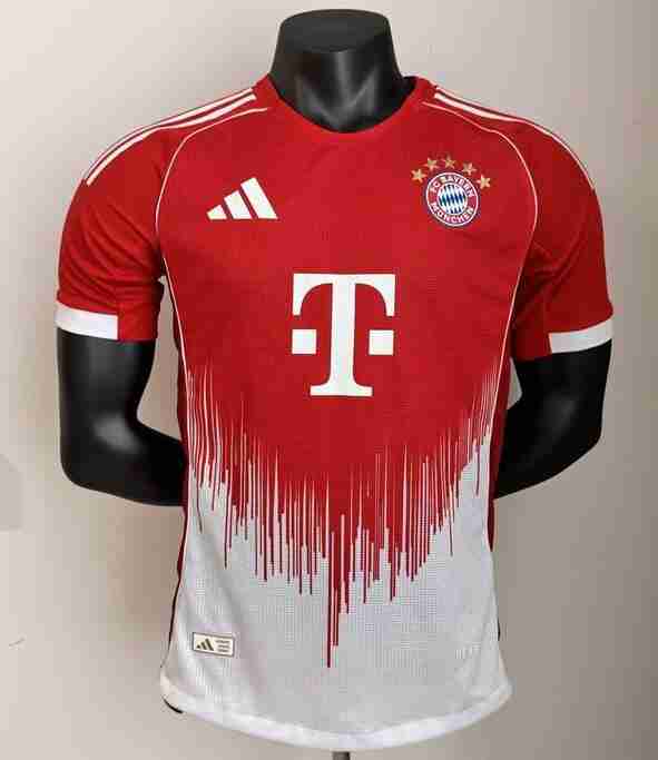 Versión Jugador Equipacion Bayern Munich Primera 2025 2026