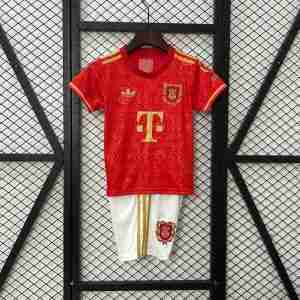 Equipacion Bayern Munich Conjunto Niños 125th 2025 2026