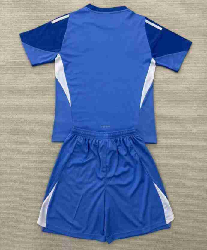Equipacion Real Madrid Conjunto Niños Portero 2025 2026 Azul_1