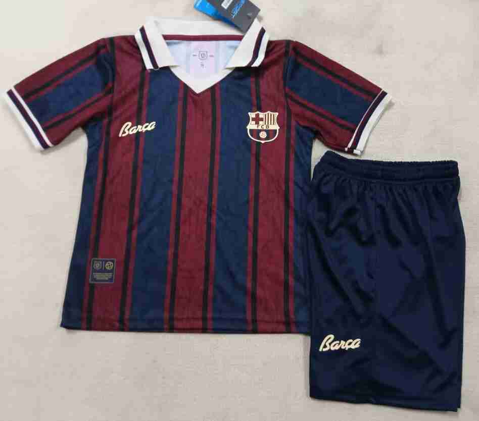 Equipacion FC Barcelona Conjunto Niños 125th 2025 2026_1 (2)