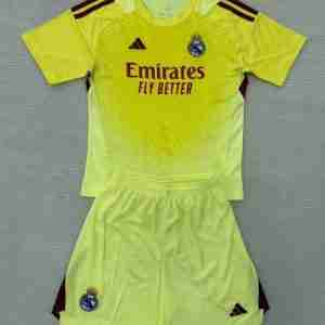 Equipacion Real Madrid Conjunto Niños Portero 2025 26