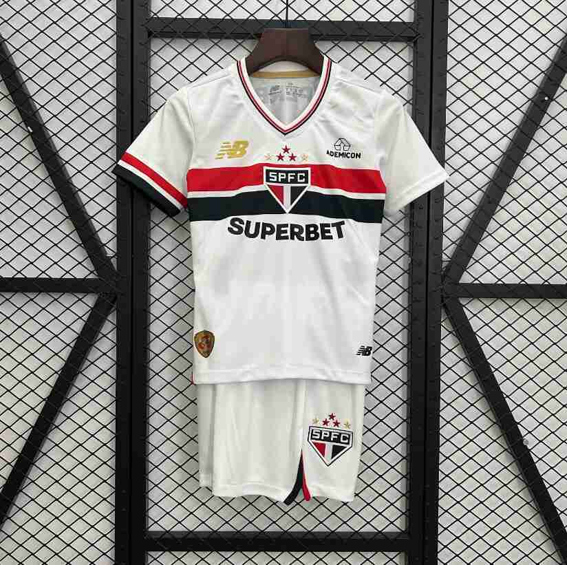 Equipacion Sao Paulo Conjunto Niños Primera 2025 2026