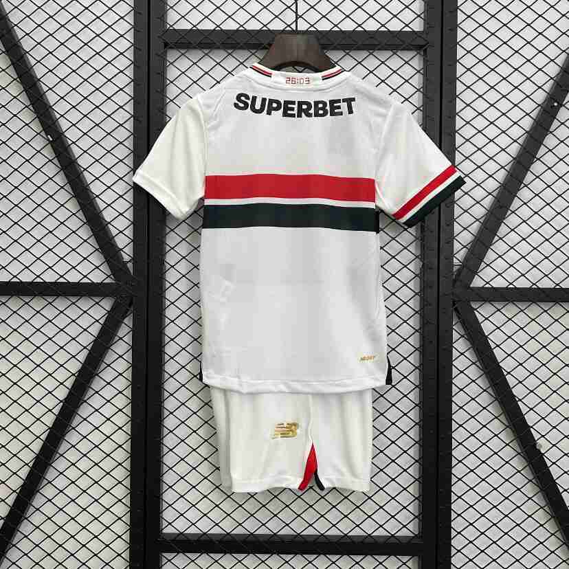 Equipacion Sao Paulo Conjunto Niños Primera 2025 2026_1