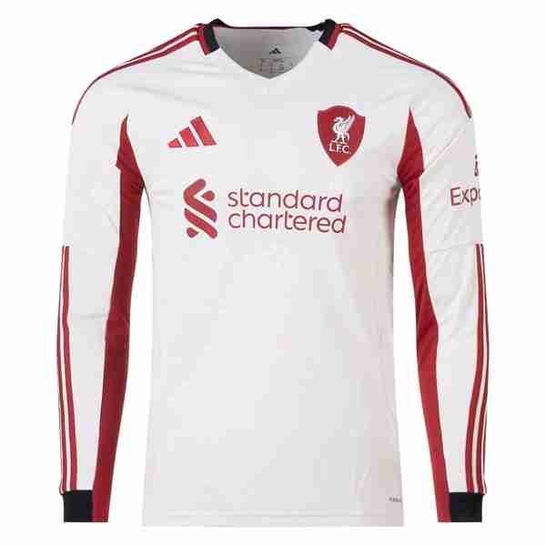 Tailandia Camiseta Liverpool 2ª ML 2025-2026 Tailandia Equipacion Liverpool Segunda Manga Larga 2025 2026