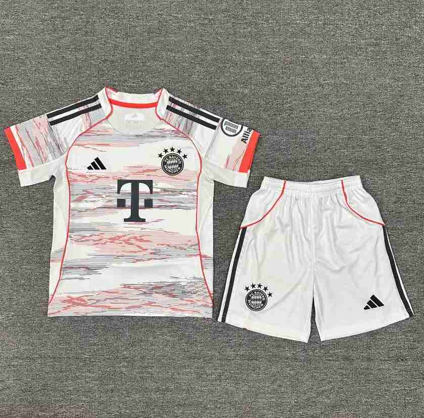 Equipacion Bayern Munich Conjunto Niños Segunda 2025 2026