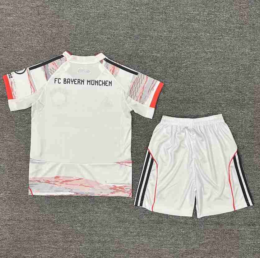 Equipacion Bayern Munich Conjunto Niños Segunda 2025 2026_1