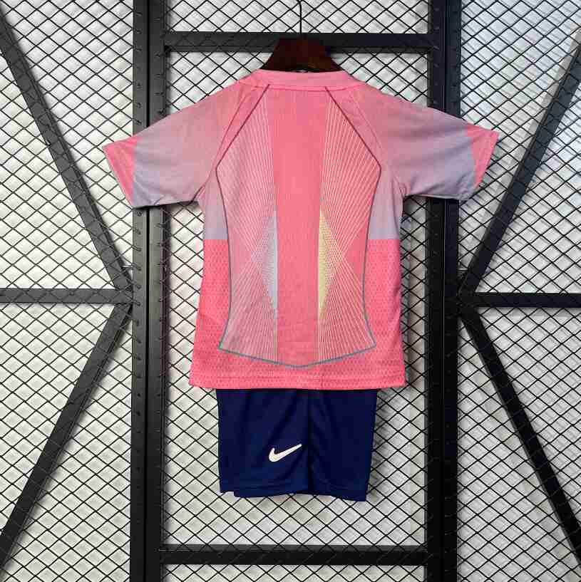 Equipacion FC Barcelona Conjunto Niños Especial 2025 2026 Rosa_1