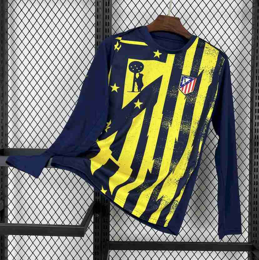 Tailandia Camiseta Manga Larga Pre Match Atlético De Madrid 2025 2026