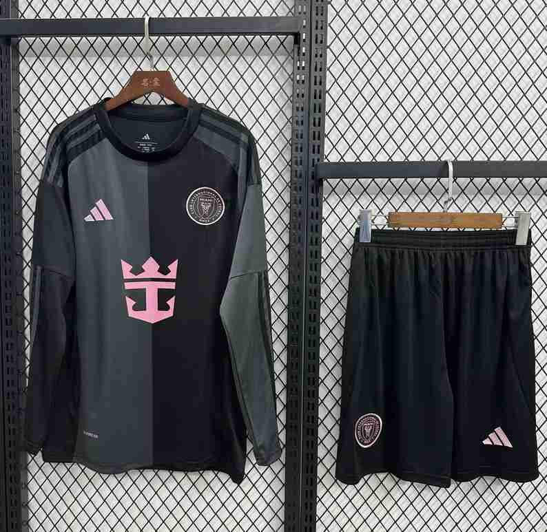 Tailandia Conjunto Equipacion Inter Miami Primera Manga Larga 2025 2026