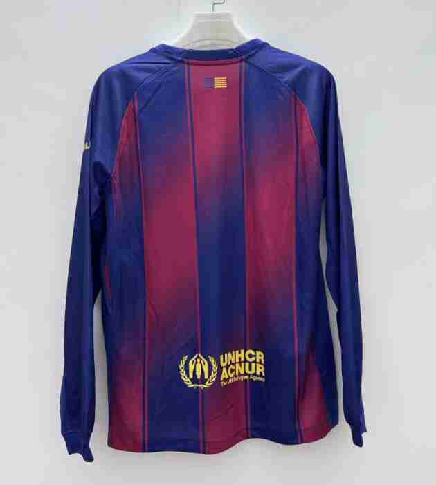 Tailandia Equipacion FC Barcelona Primera Manga Larga 2025 2026_1