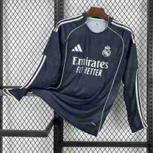 Tailandia Equipacion Real Madrid Segunda Manga Larga 2025 2026
