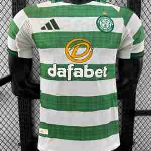Versión Jugador Equipacion Celtic Glasgow Primera 2025 2026