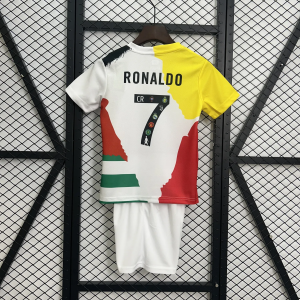 Cristiano Ronaldo NO.7 Equipacion Real Madrid Conjunto Niños Edizione Commemorativa 2025 2026