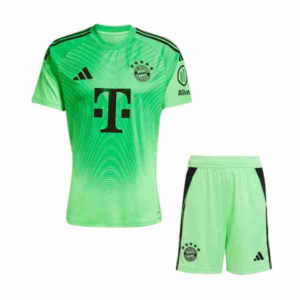 Camiseta Bayern Munich Portero Niño 2025-2026 Verde