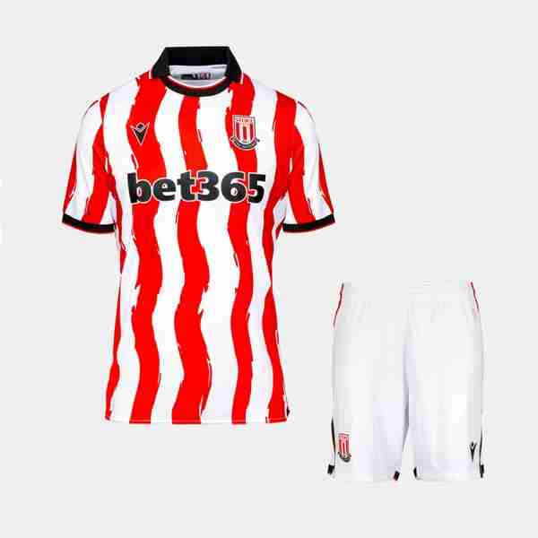 Camiseta Stoke City 1ª Niño 2025-2026