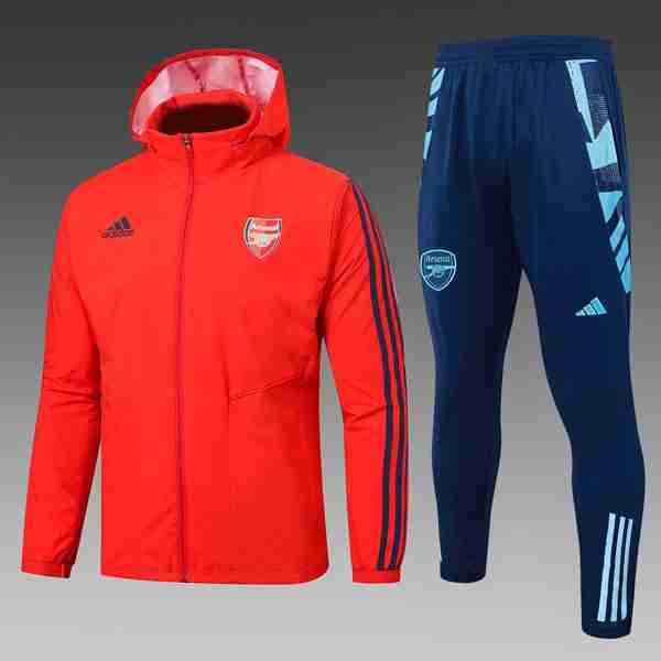 Rompevientos Arsenal Conjunto Completo 2025-2026 Rojo