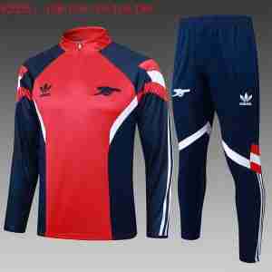 Sudadera De Training Ninos Arsenal 2025 2026 Rojo Azul