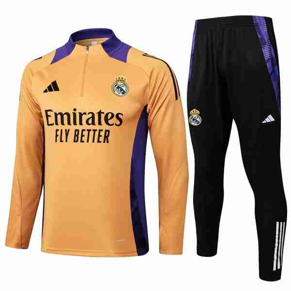 Sudadera De Training Real Madrid 2025-2026 Amarillo
