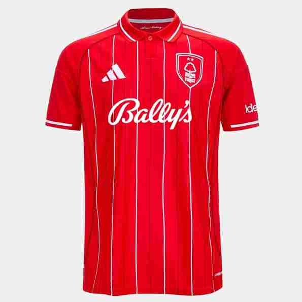 Tailandia Camiseta Nottingham Forest 1ª 2025-2026 Tailandia Equipacion Nottingham Forest Primera 2025 2026