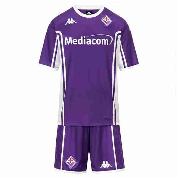 Camiseta Fiorentina 1ª Niño 2025-2026 Equipacion ACF Fiorentina Conjunto Niños Primera 2025 2026