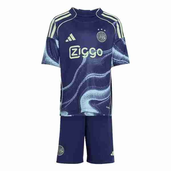 Camiseta Ajax 2ª Niño 2025-2026 Equipacion Ajax De Ámsterdam Conjunto Niños Segunda 2025 2026