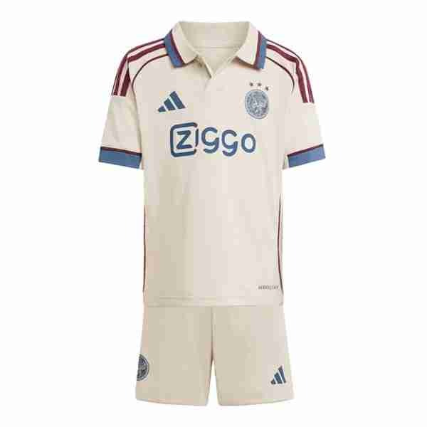 Camiseta Ajax 3ª Niño 2025-2026 Equipacion Ajax De Ámsterdam Conjunto Niños Tercera 2025 2026
